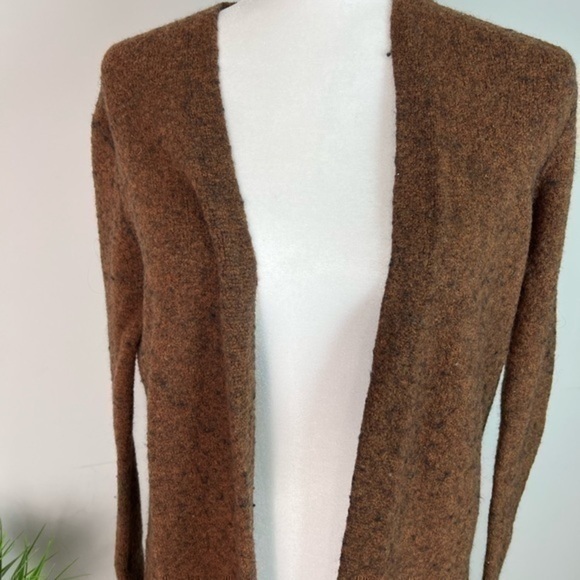 Madewell Womens Brown Kent Cardigan Cozy Yarn Long Cardigan Size XXS - Picture 3 of 10